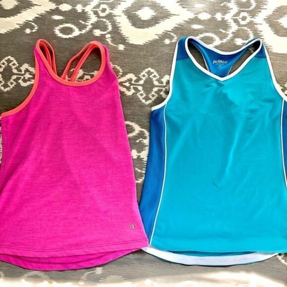 Prince Other - Prince teal and pink racerback tennis tanks girls size‎ M